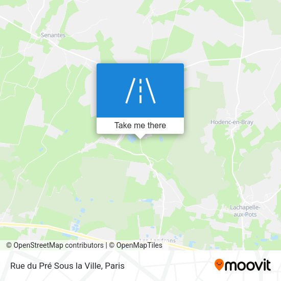 Rue du Pré Sous la Ville map