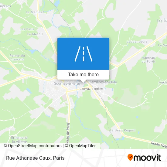 Rue Athanase Caux map
