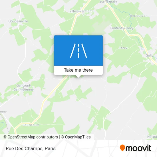 Rue Des Champs map