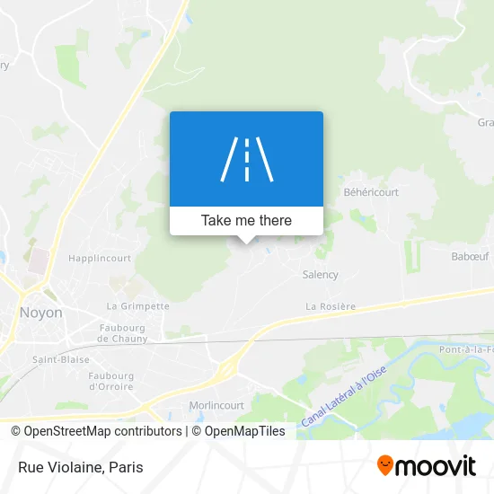 Rue Violaine map
