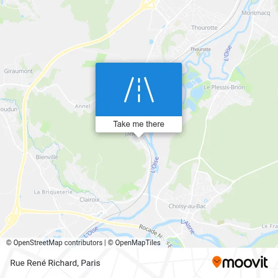 Rue René Richard map