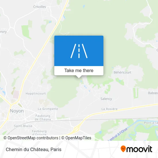 Chemin du Château map