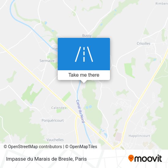Impasse du Marais de Bresle map