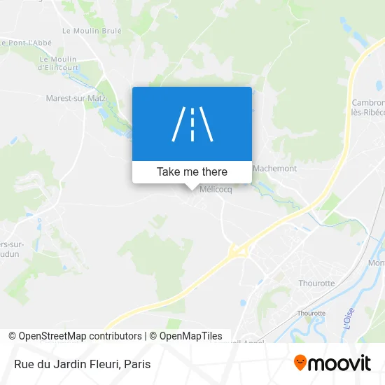 Rue du Jardin Fleuri map