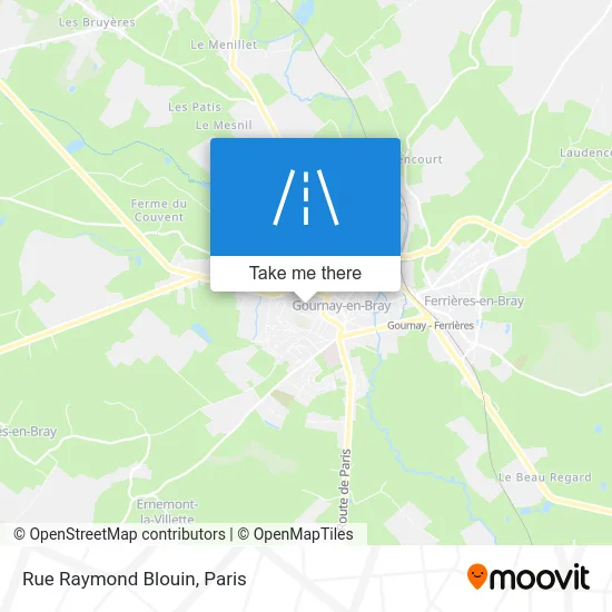 Rue Raymond Blouin map