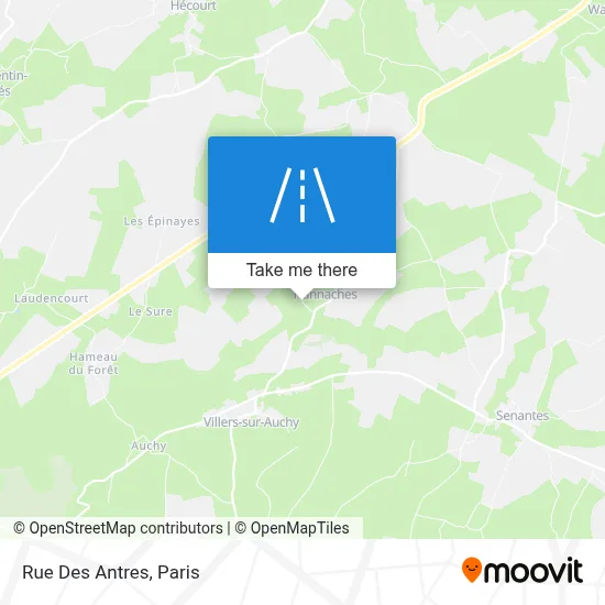 Rue Des Antres map