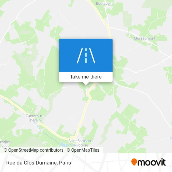 Rue du Clos Dumaine map