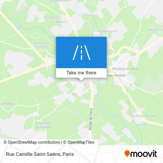 Rue Camille Saint-Saëns map