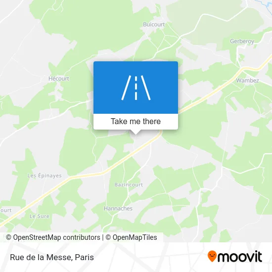 Rue de la Messe map
