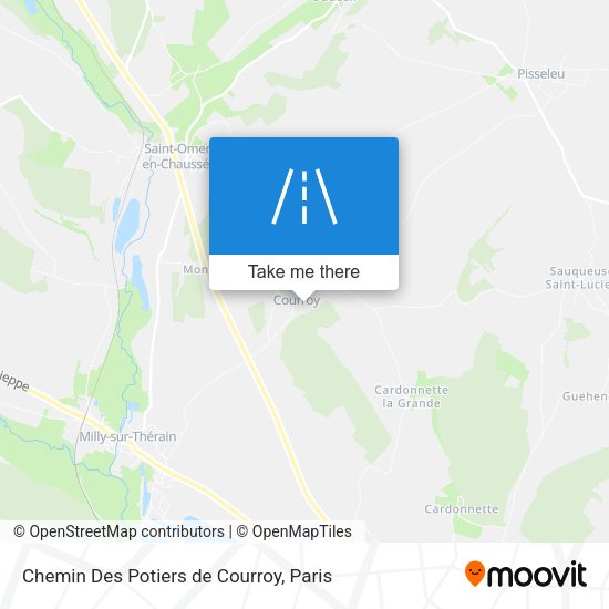 Chemin Des Potiers de Courroy map
