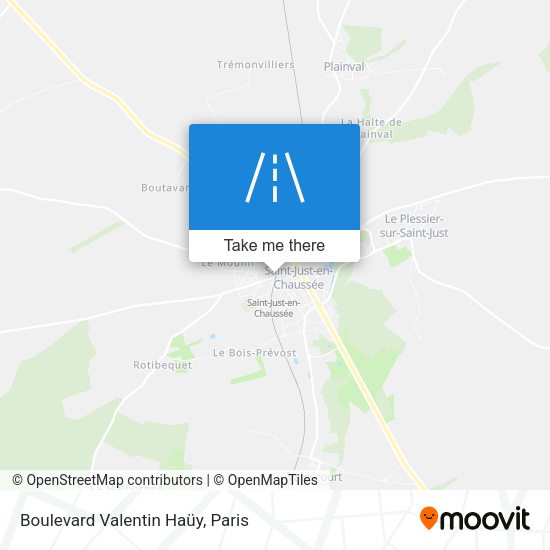 Boulevard Valentin Haüy map