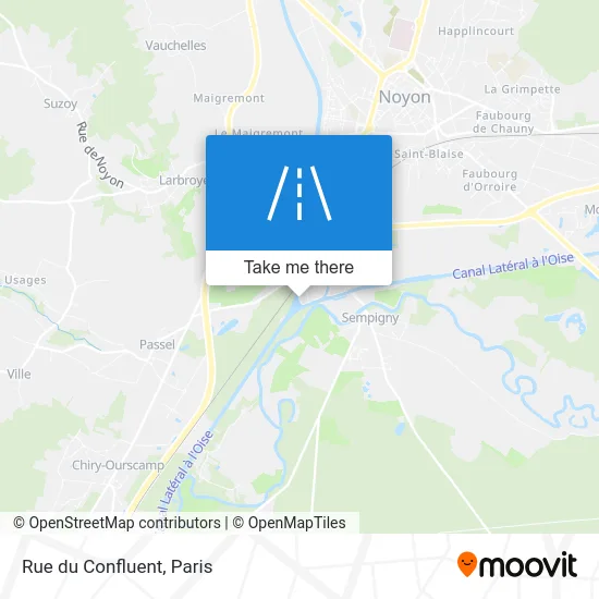 Rue du Confluent map