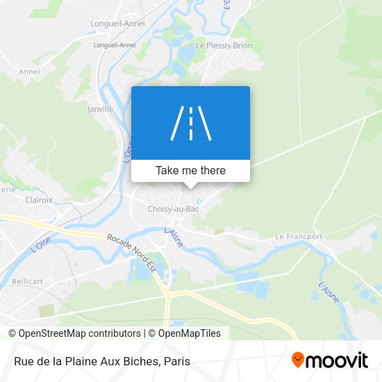 Rue de la Plaine Aux Biches map