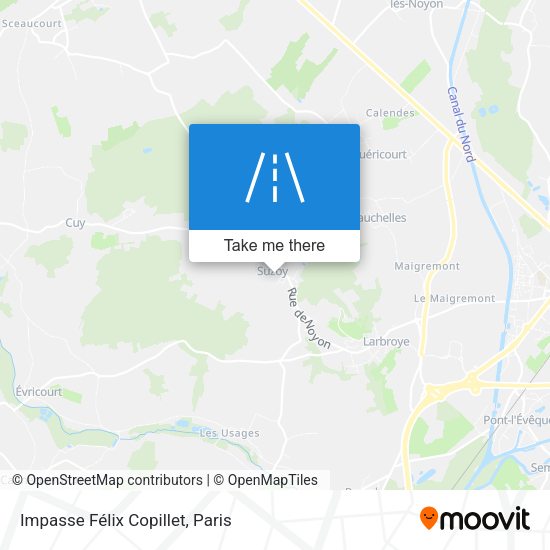 Impasse Félix Copillet map