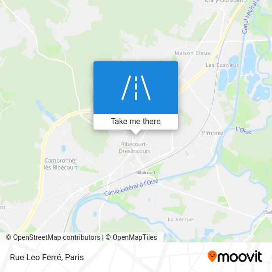 Rue Leo Ferré map