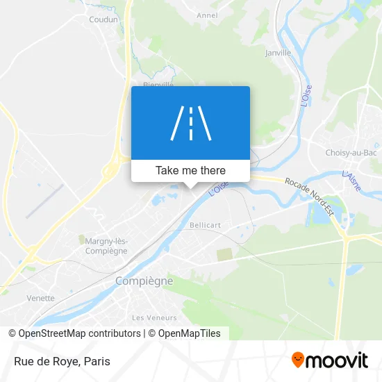 Rue de Roye map