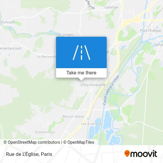 Rue de L'Église map