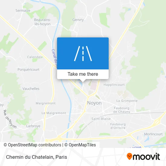 Chemin du Chatelain map