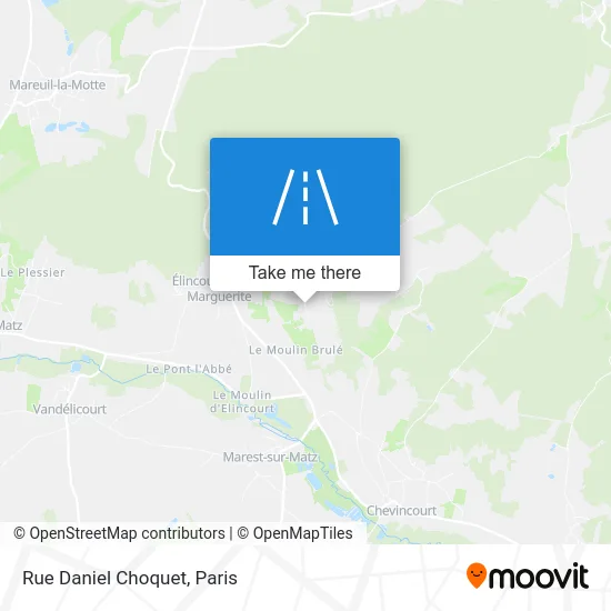 Rue Daniel Choquet map