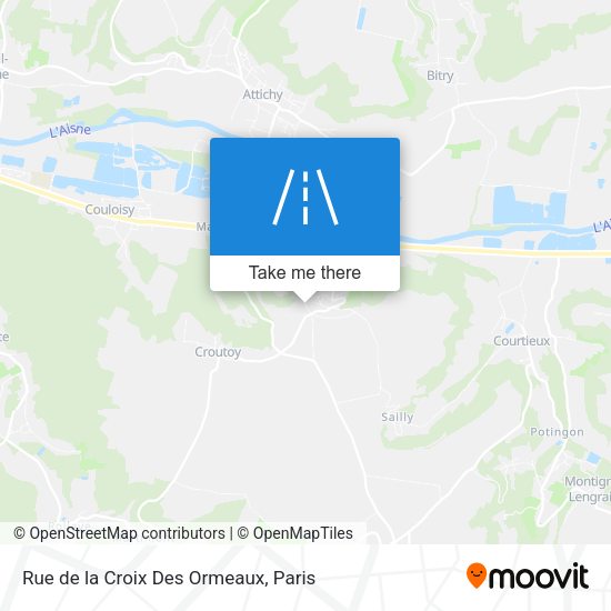Rue de la Croix Des Ormeaux map