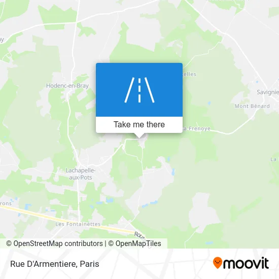 Rue D'Armentiere map