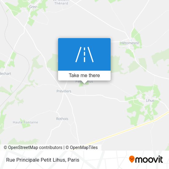 Rue Principale Petit Lihus map