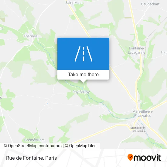Rue de Fontaine map