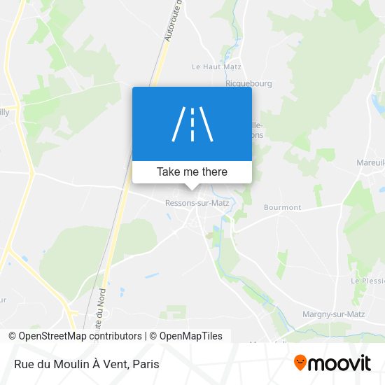Rue du Moulin À Vent map