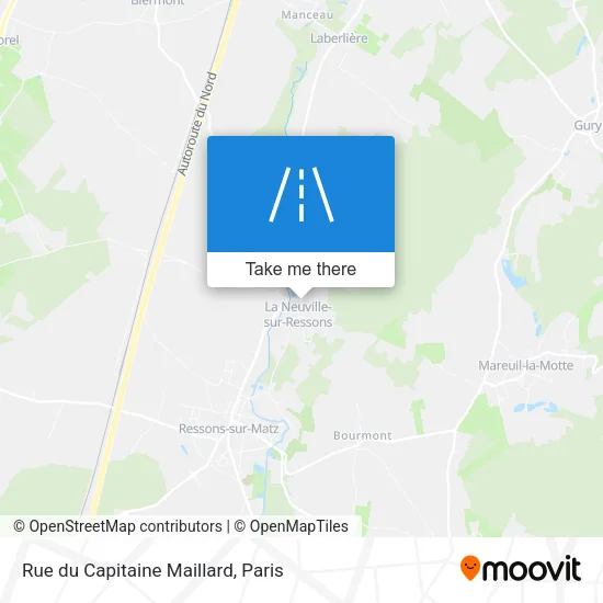 Rue du Capitaine Maillard map