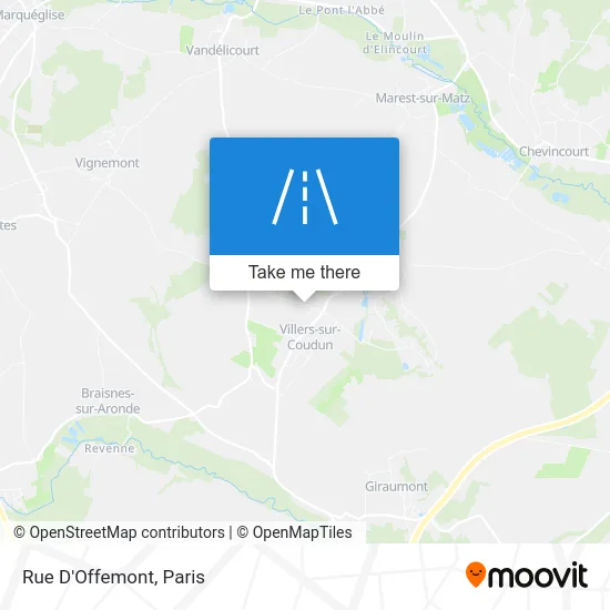 Rue D'Offemont map