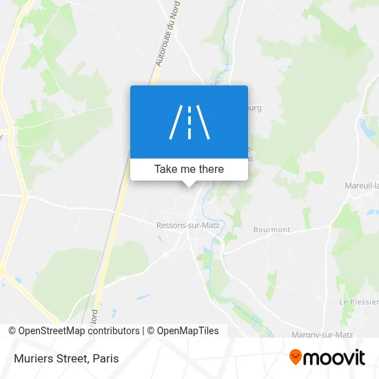 Rue Des Muriers map