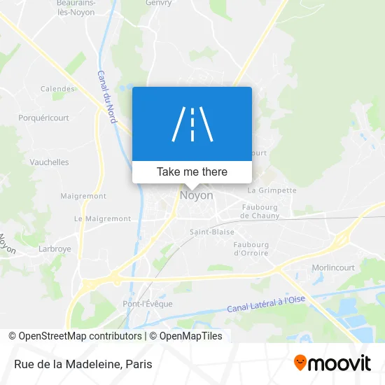 Rue de la Madeleine map