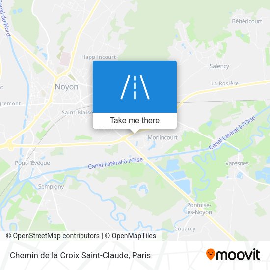 Chemin de la Croix Saint-Claude map