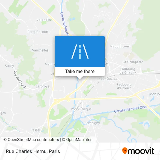 Rue Charles Hernu map