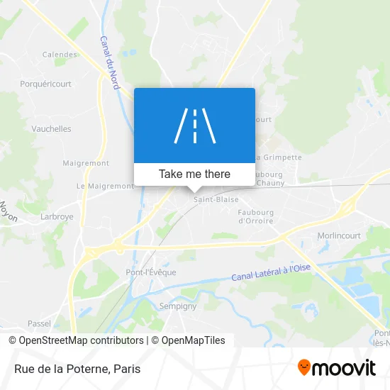 Rue de la Poterne map