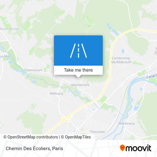 Chemin Des Écoliers map