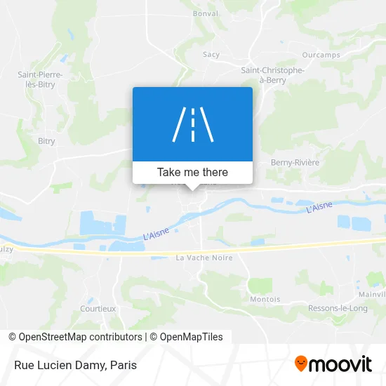 Rue Lucien Damy map