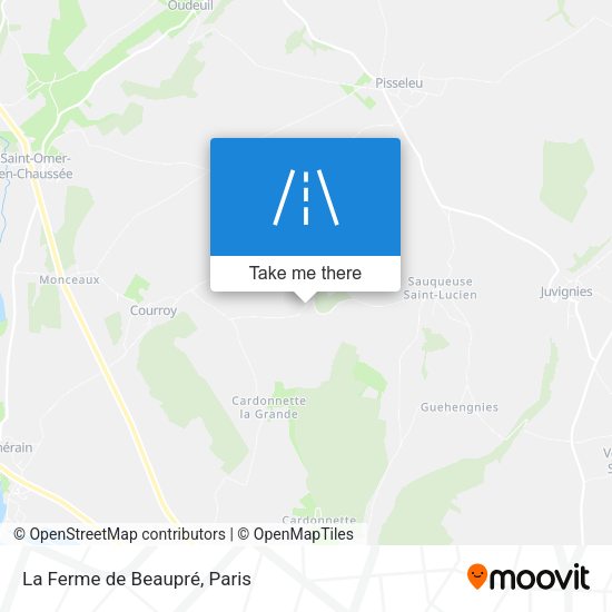 La Ferme de Beaupré map