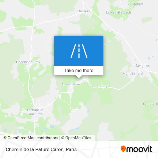 Chemin de la Pâture Caron map