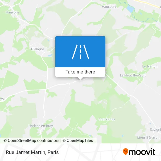 Rue Jamet Martin map