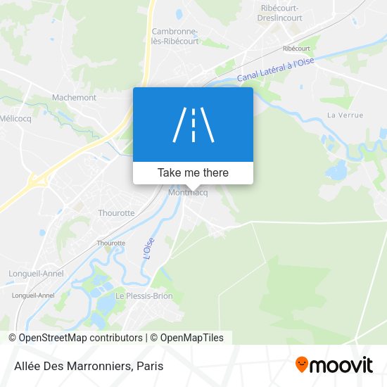 Allée Des Marronniers map