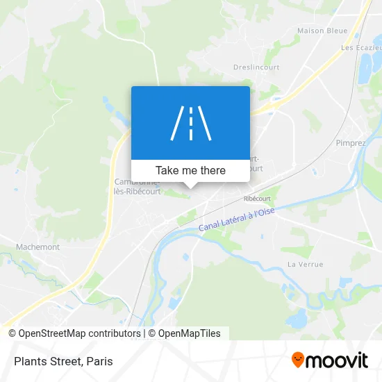 Rue Des Plantes map