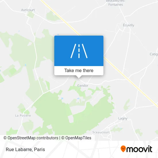 Mapa Rue Labarre