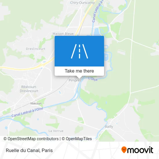 Mapa Ruelle du Canal