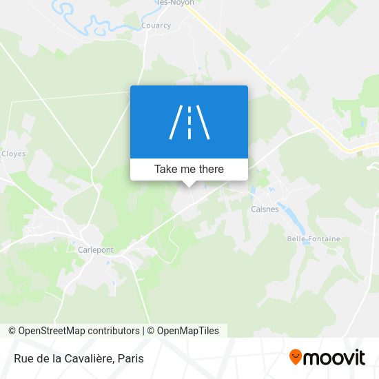 Rue de la Cavalière map