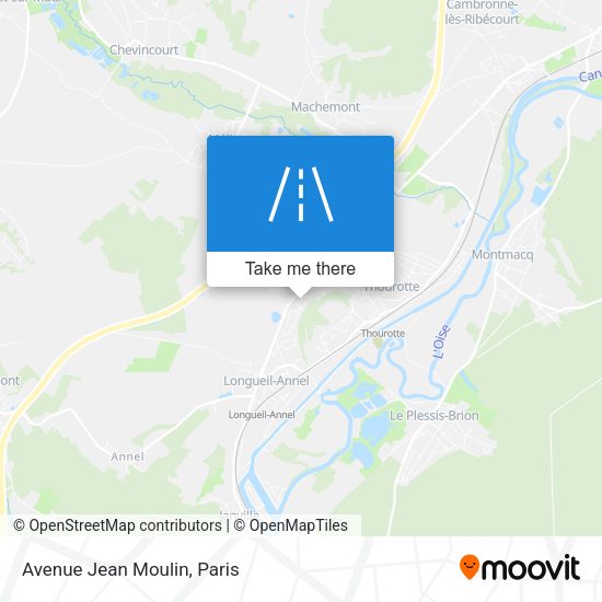 Avenue Jean Moulin map