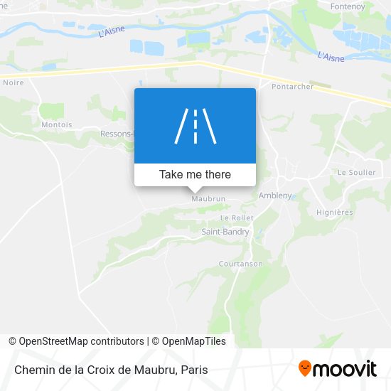 Chemin de la Croix de Maubru map