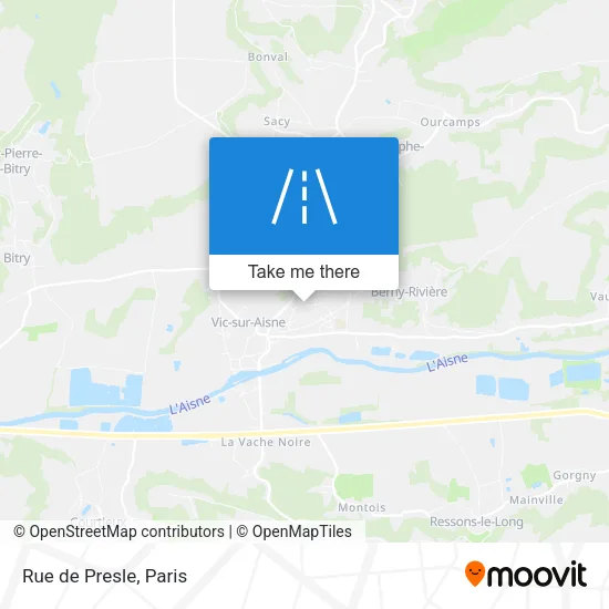Rue de Presle map