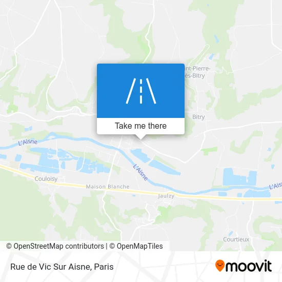 Rue de Vic Sur Aisne map