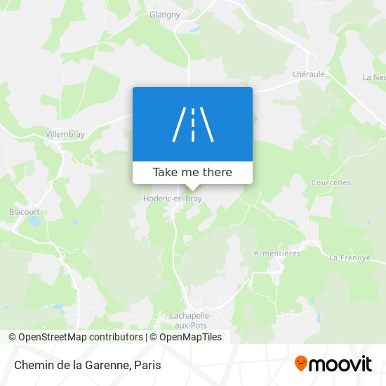 Chemin de la Garenne map